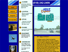 Tablet Screenshot of albanyable.com